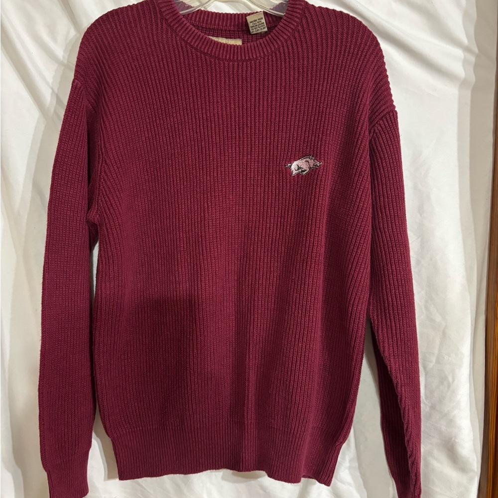 Vintage Vesi Sportswear Razorbacks XL Men's burgundy pullover sweater